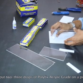clear glue for acrylic sheets